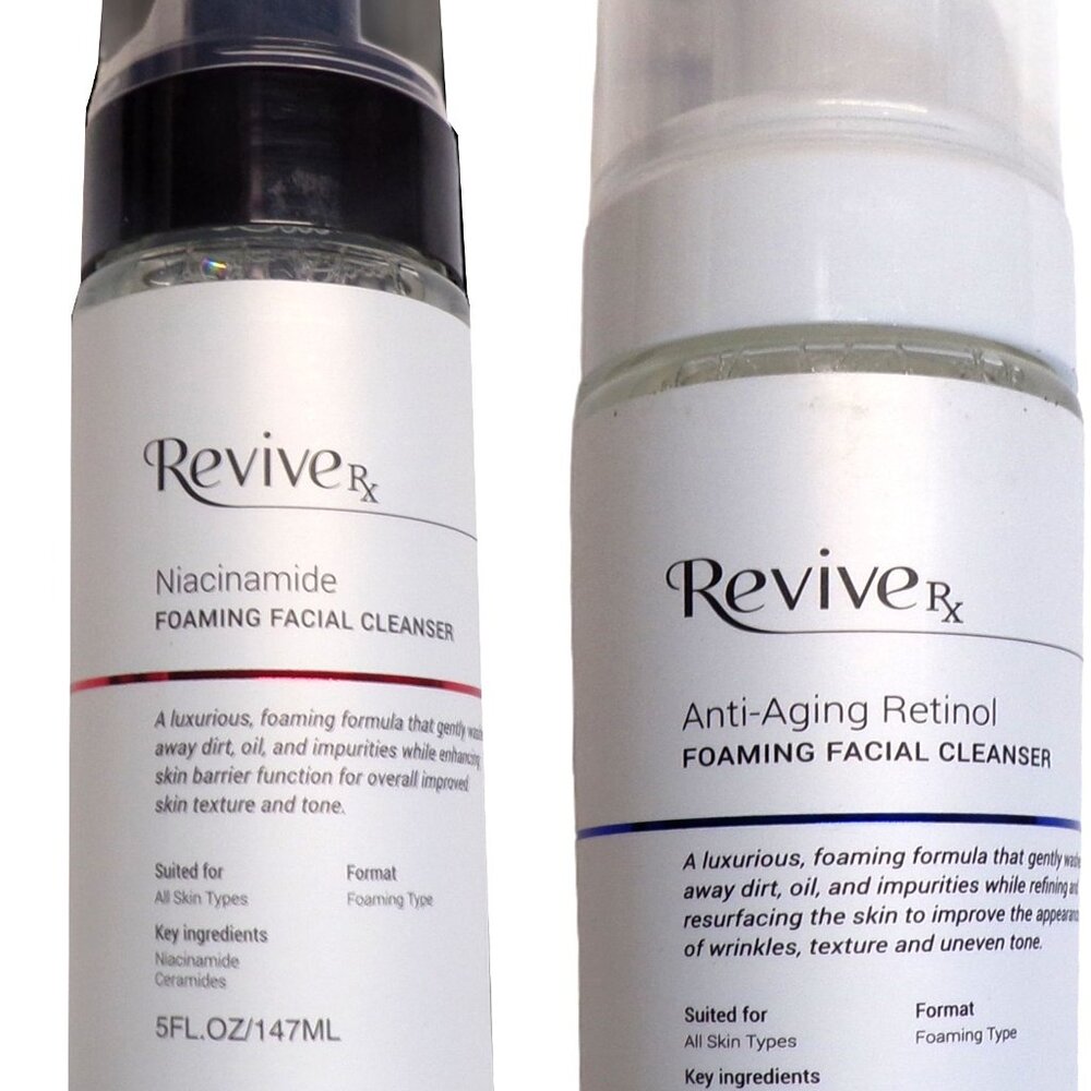 Revive RX - Foaming Facial Cleanser, Niacinamide Foaming Cleanse (Set of 2)